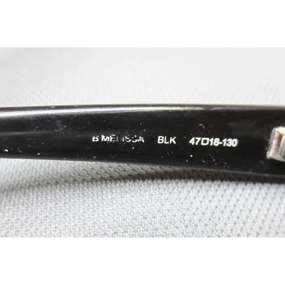 Bongo Melissa Black Red Snakeskin Oval Eyeglasses Frames 47-18-130 35591
